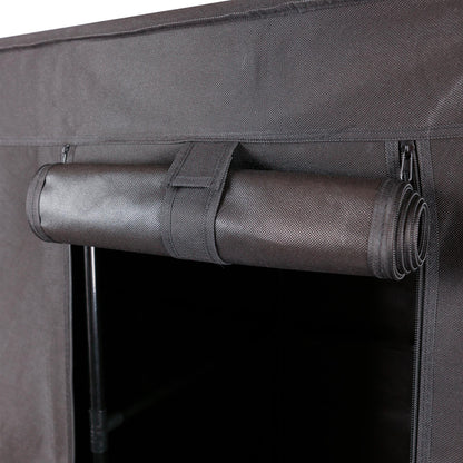 Portable Fabric Wardrobe - 211 x 45 x 167cm - Black