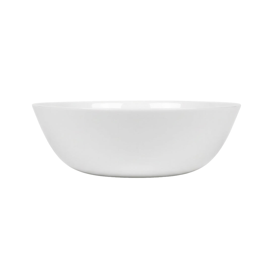 Round Opalware Salad Bowl - 19cm - White