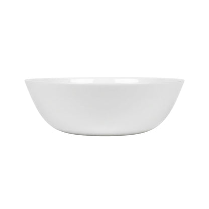 Round Opalware Salad Bowl - 19cm - White