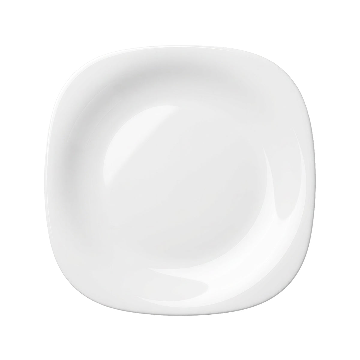 Square Opalware Dessert Plate - 20cm - White