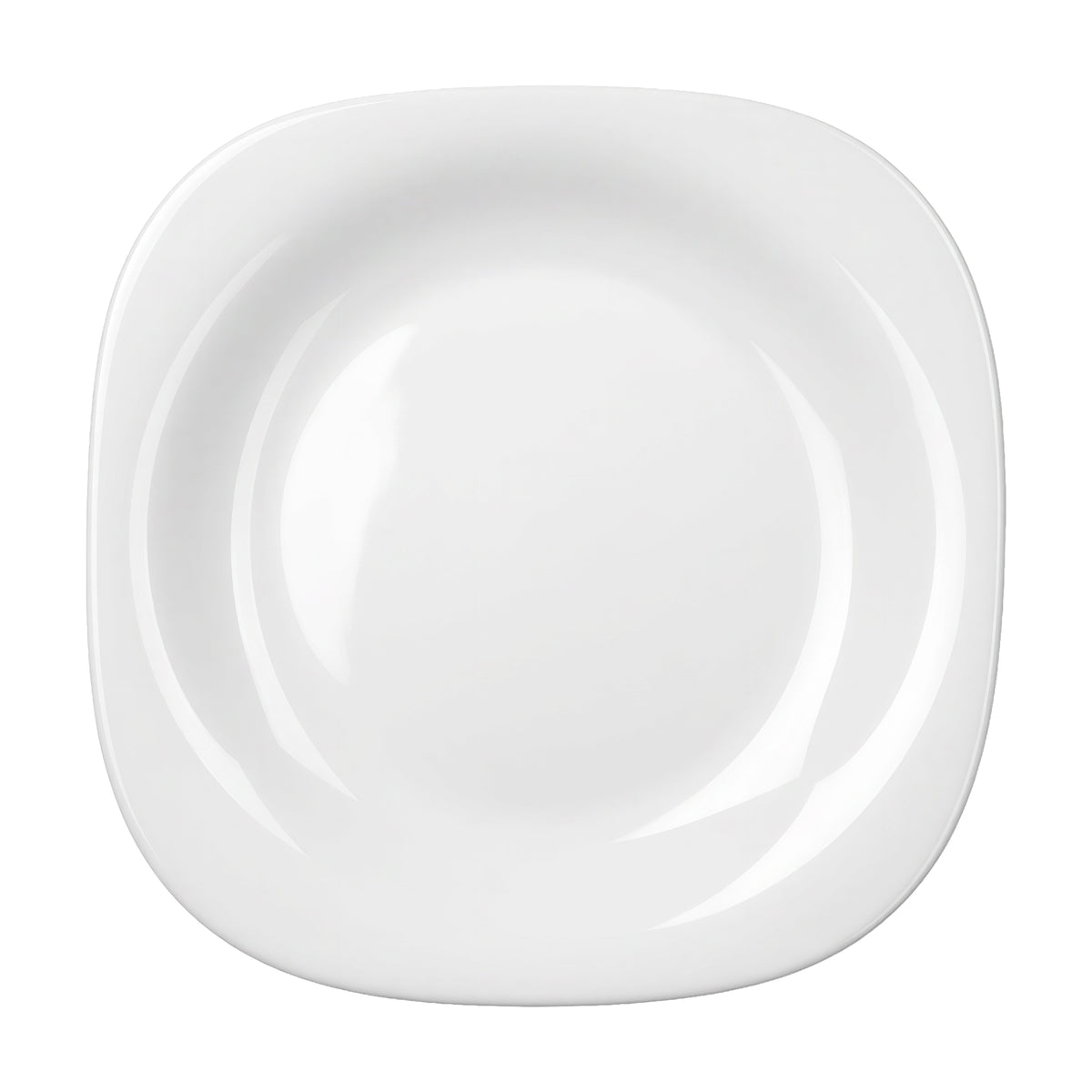 Square Opalware Buffet Dinner Plate - 22.5cm - White
