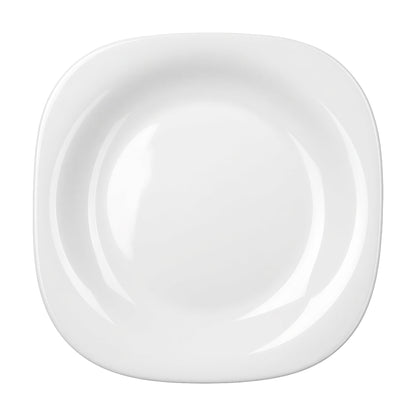 Square Opalware Buffet Dinner Plate - 22.5cm - White