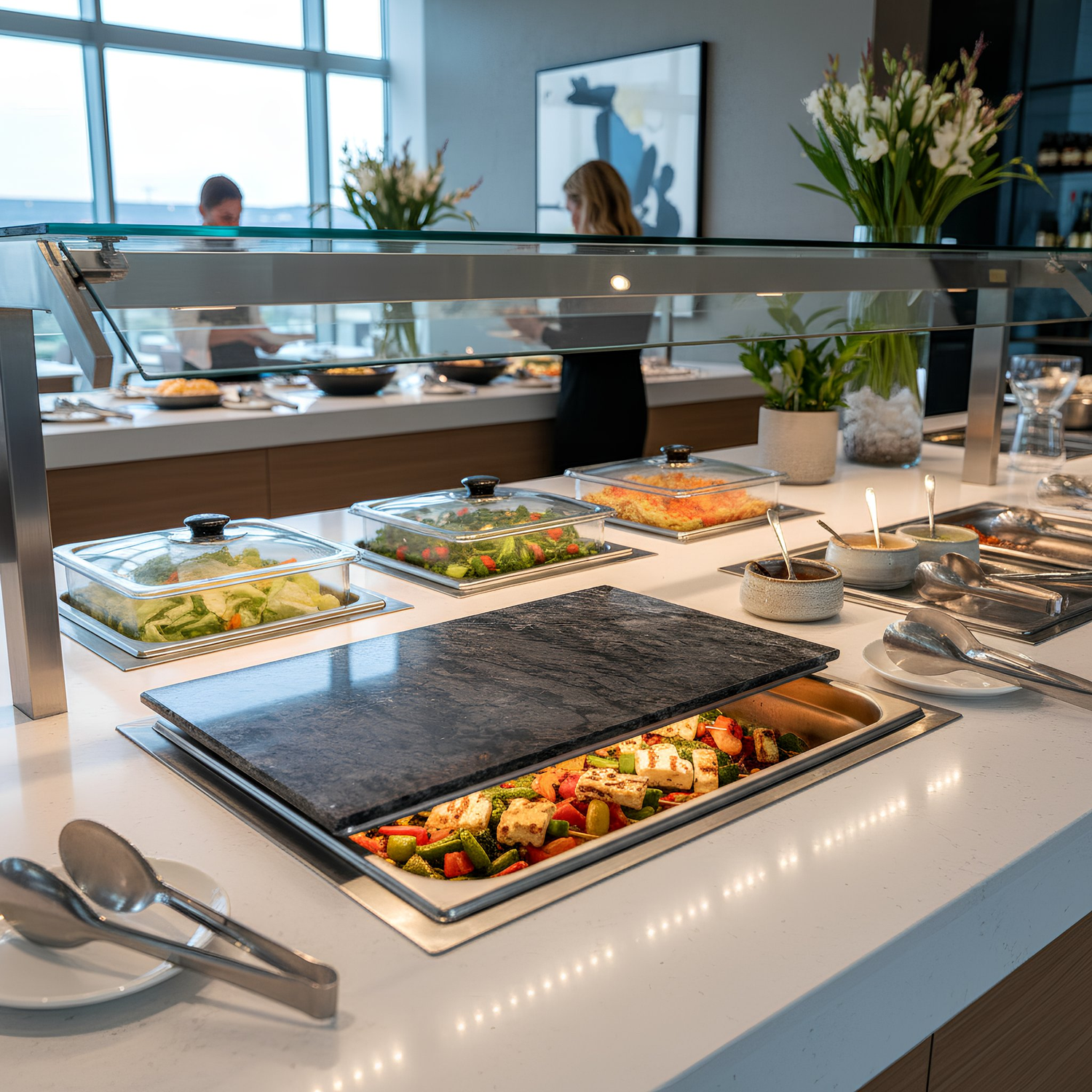 Marble Gastronorm Lid - 1/1 - Black