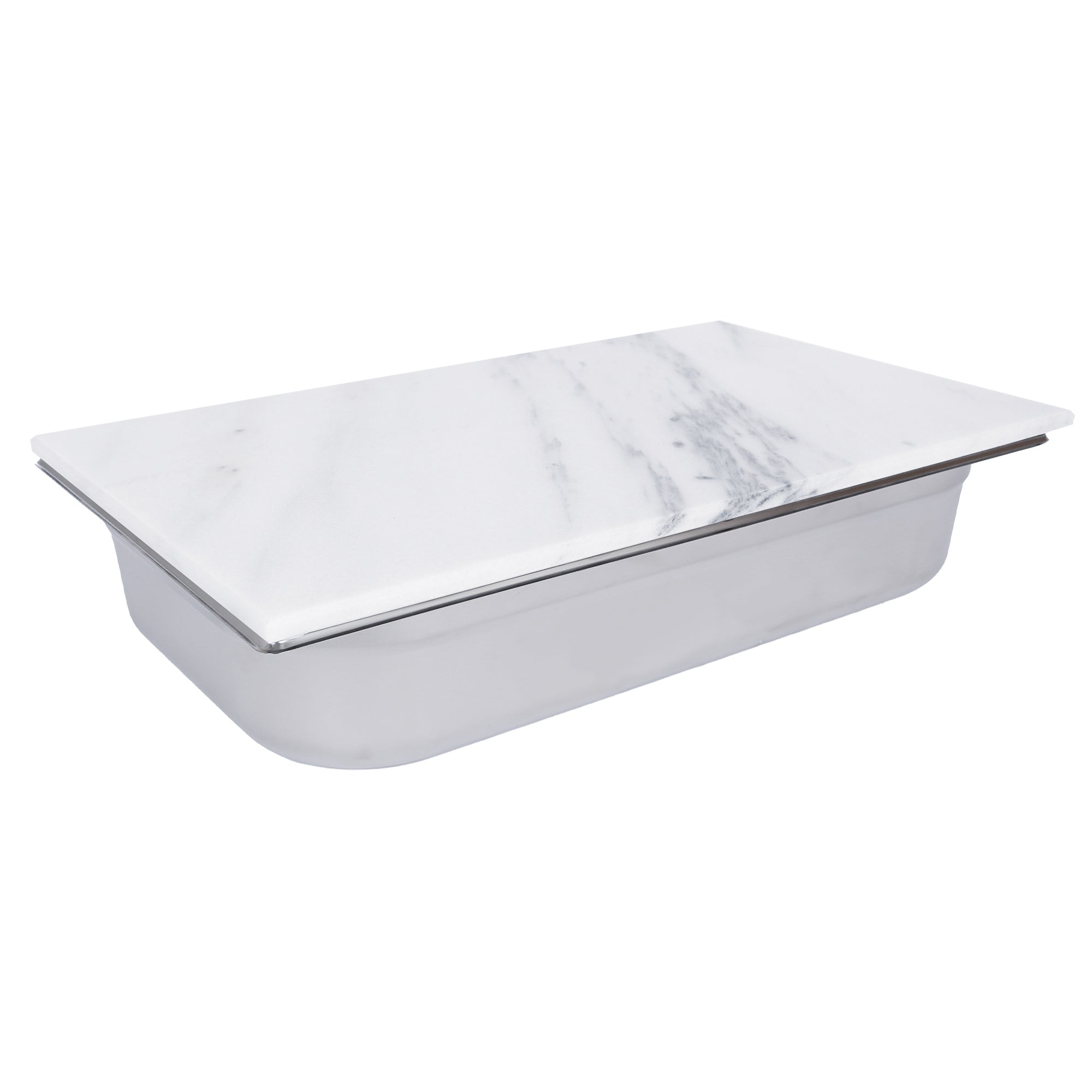 Marble Gastronorm Lid - 1/1 - White