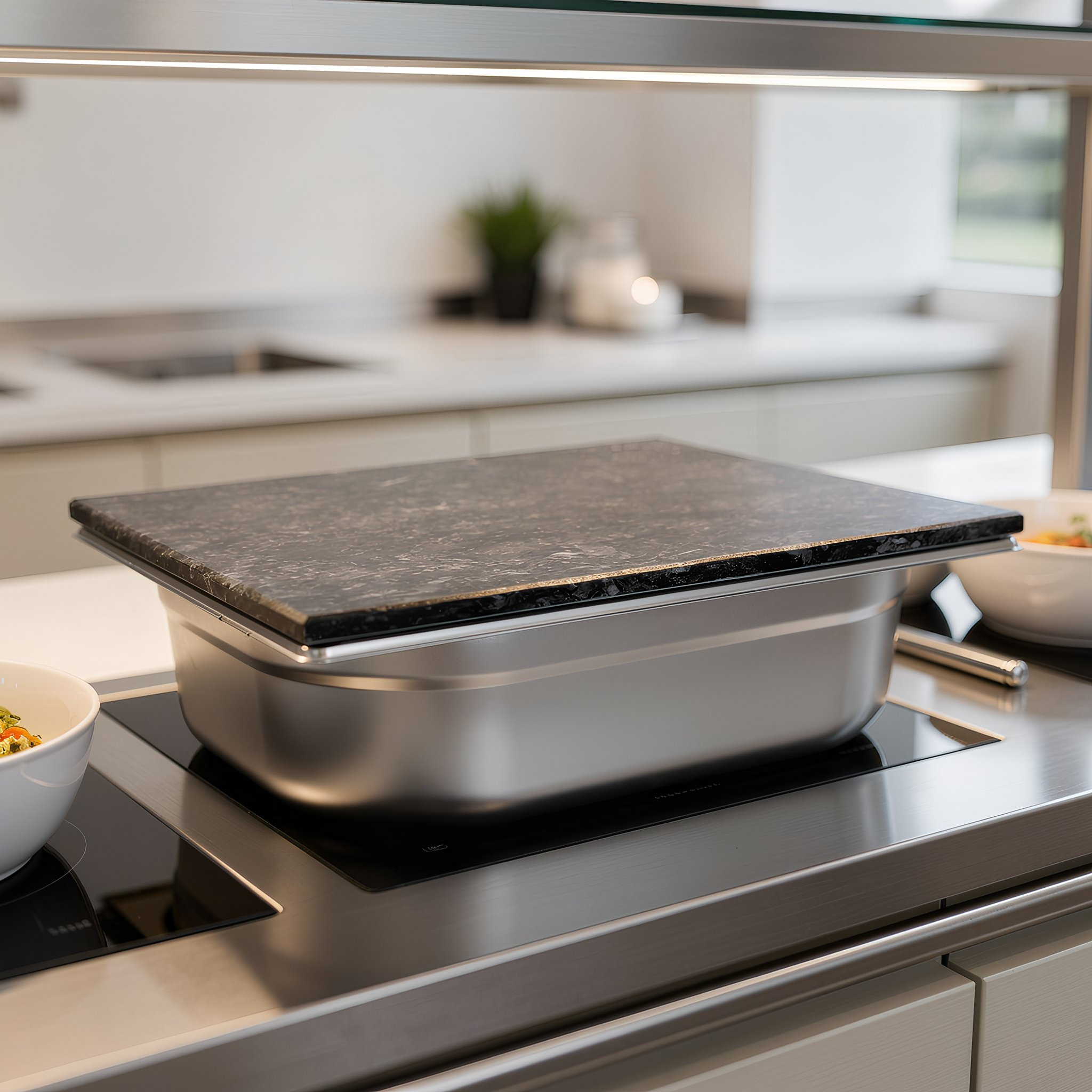 Marble Gastronorm Lid - 1/2 - Black