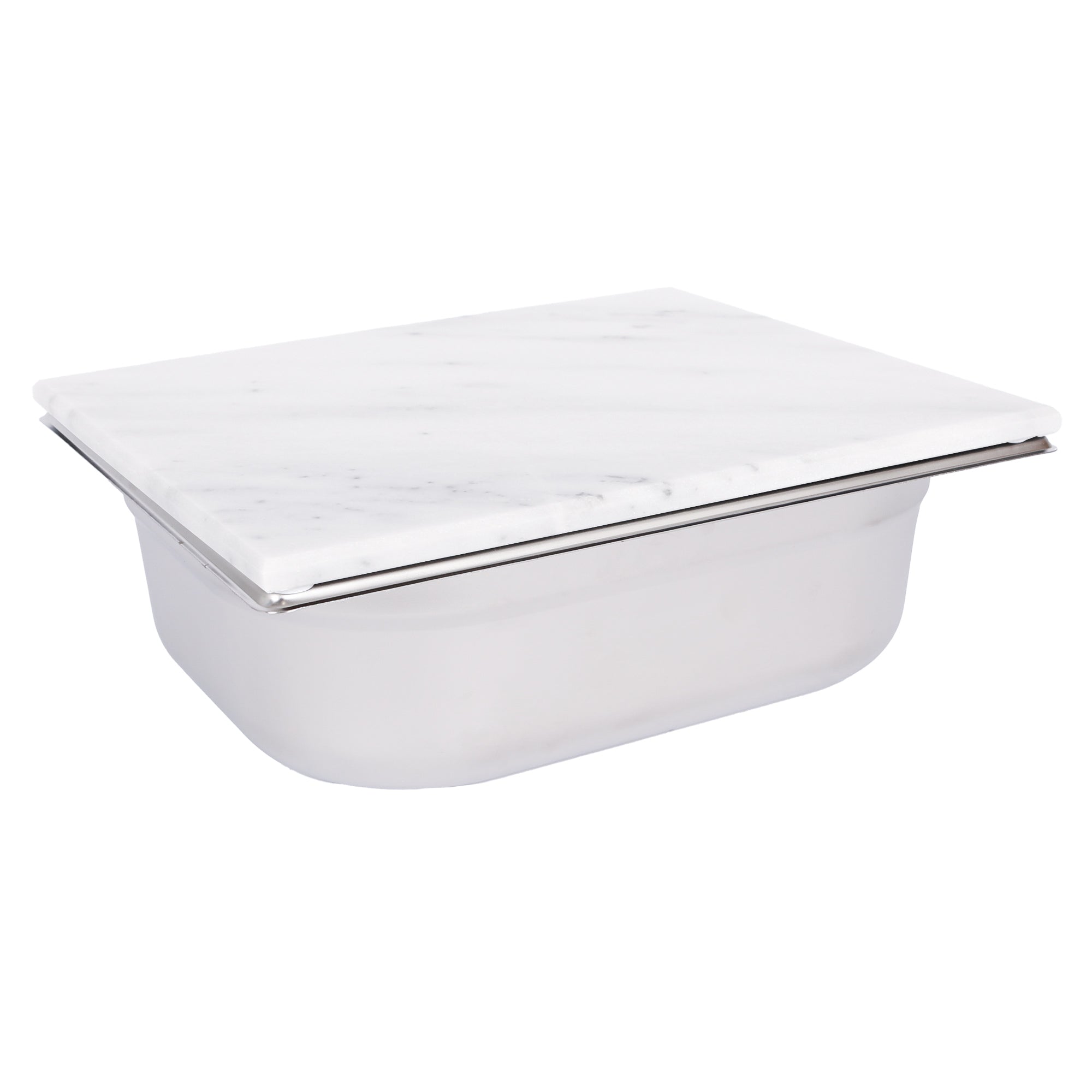 Marble Gastronorm Lid - 1/2 - White