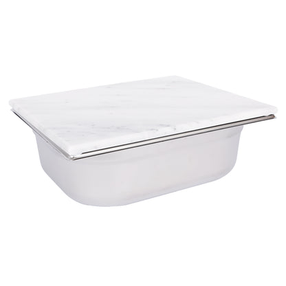 Marble Gastronorm Lid - 1/2 - White