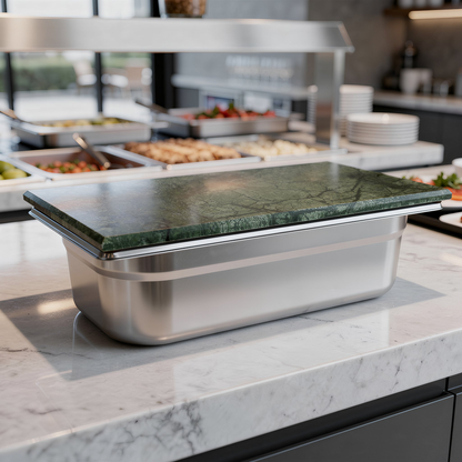 Marble Gastronorm Lid - 1/3 - Green