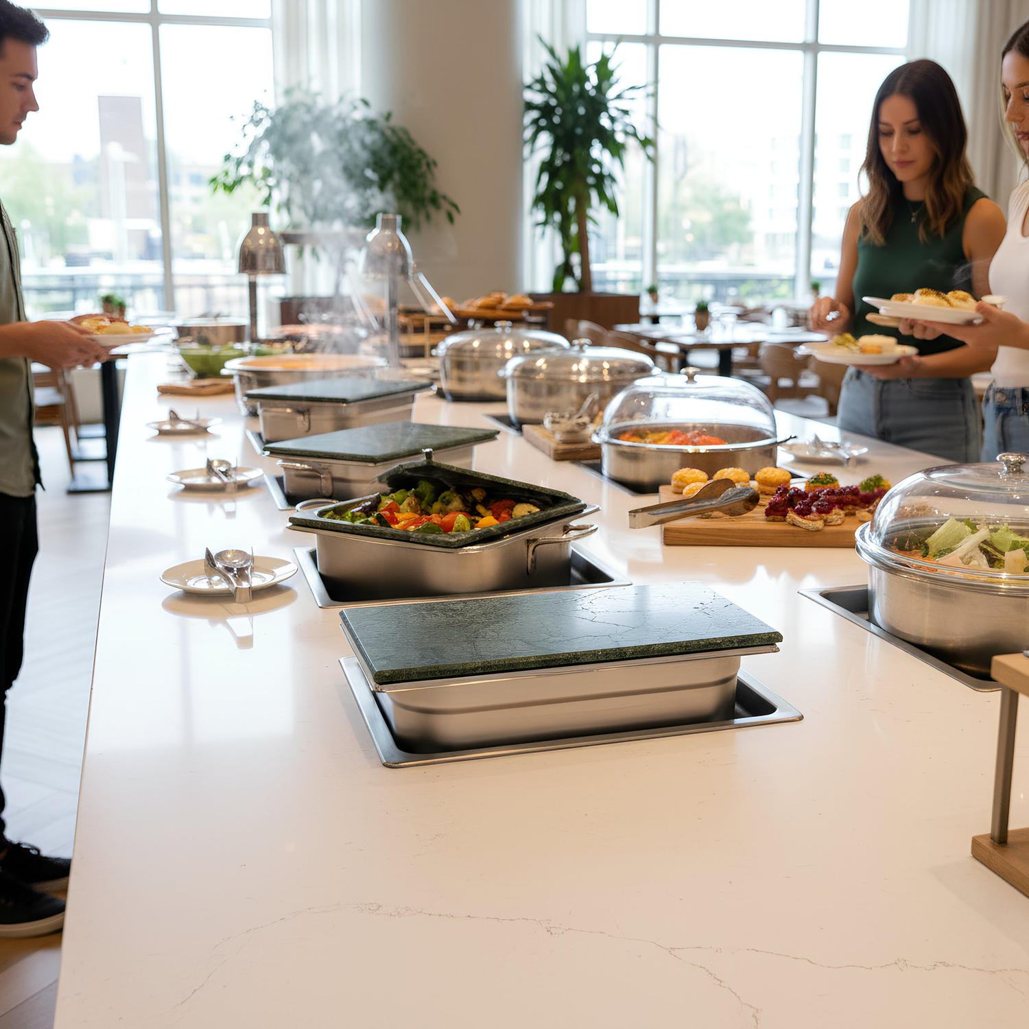 Marble Gastronorm Lid - 1/3 - Green