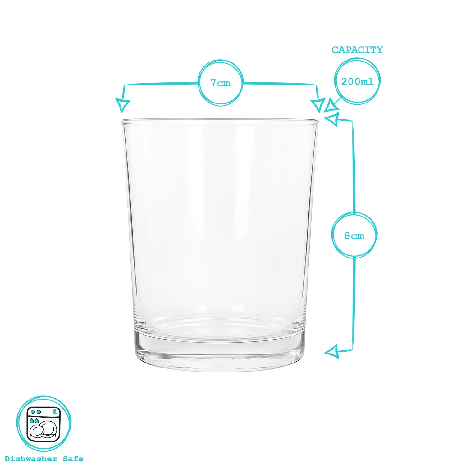 200ml Water Glass