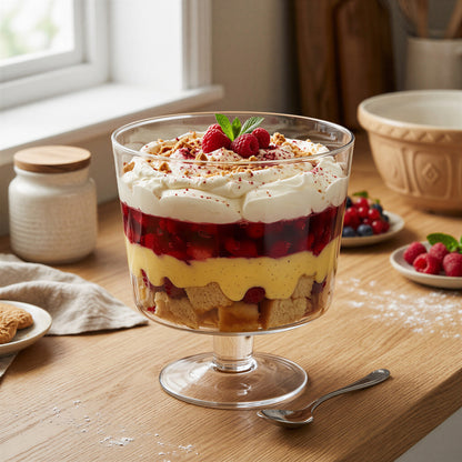 3L Glass Trifle Bowl