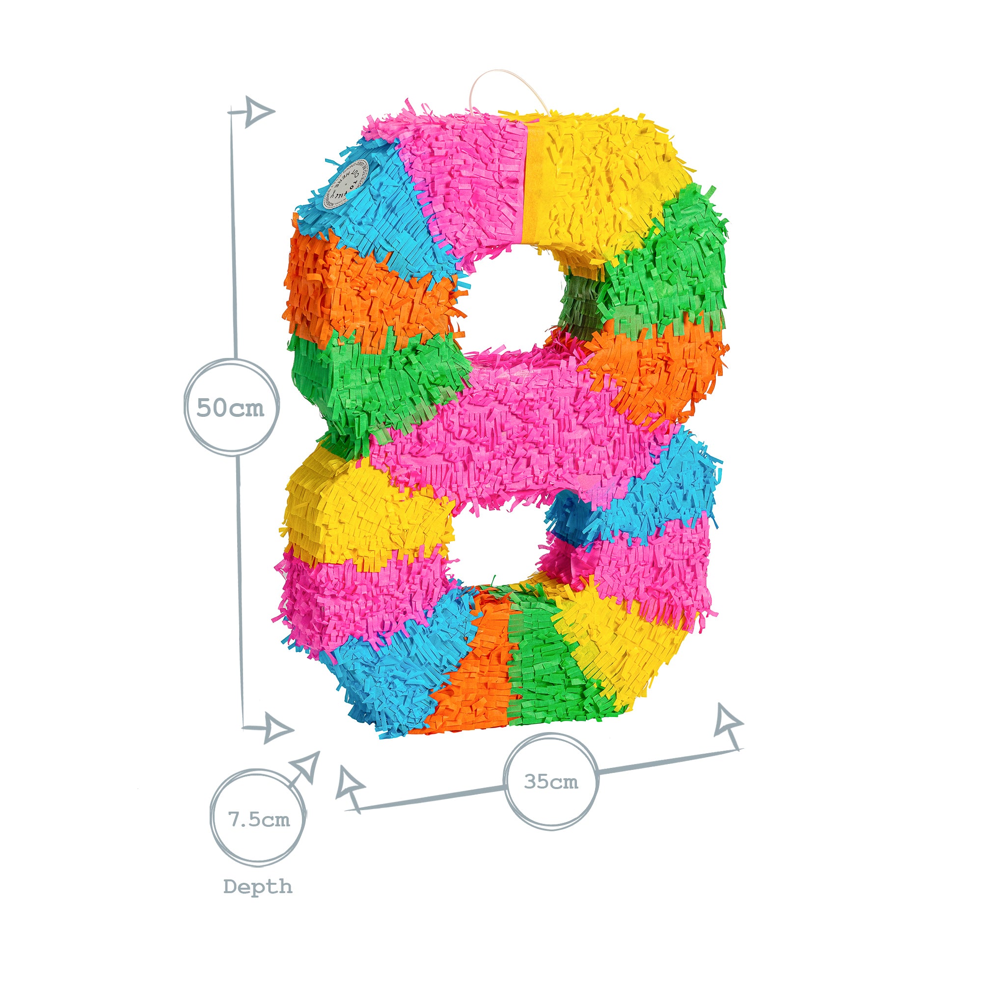 Fax Potato Number 8 Pinata