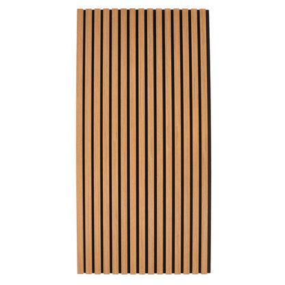 Wooden Acoustic Wall Panel - 120 x 60cm - Light Oak/Black