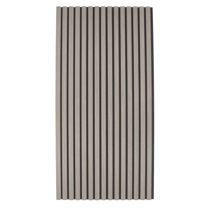 Wooden Acoustic Wall Panel - 120 x 60cm - Grey/Black