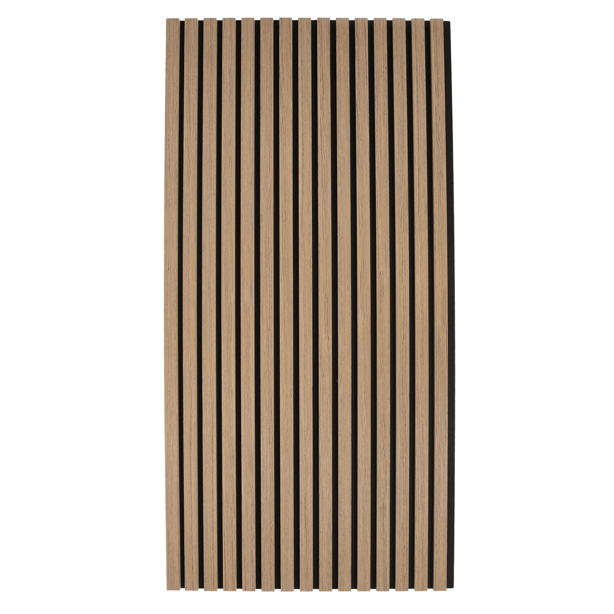 Wooden Acoustic Wall Panel - 120 x 60cm - Walnut/Black