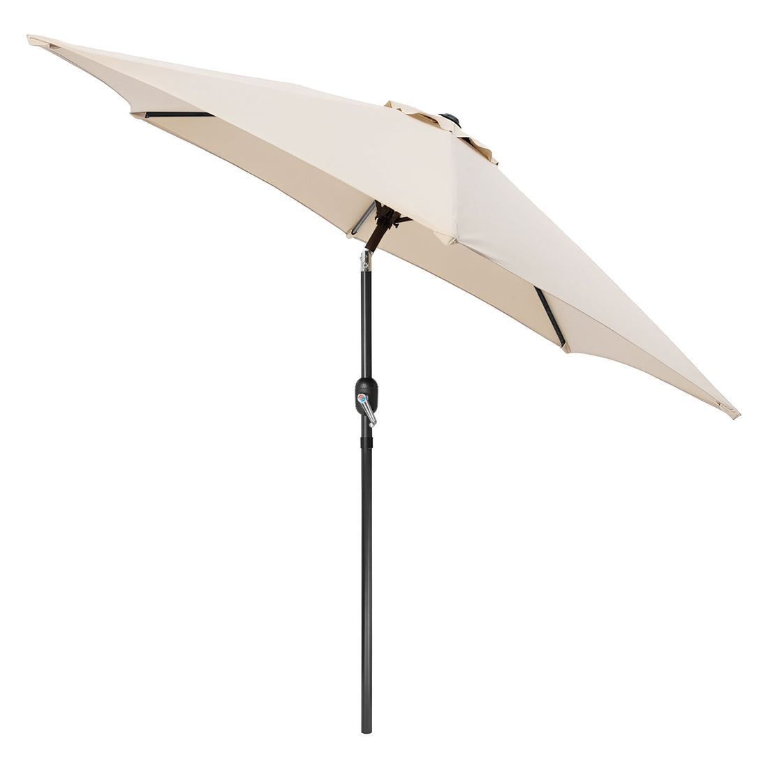 2.7M Tilting Garden Parasol - Natural