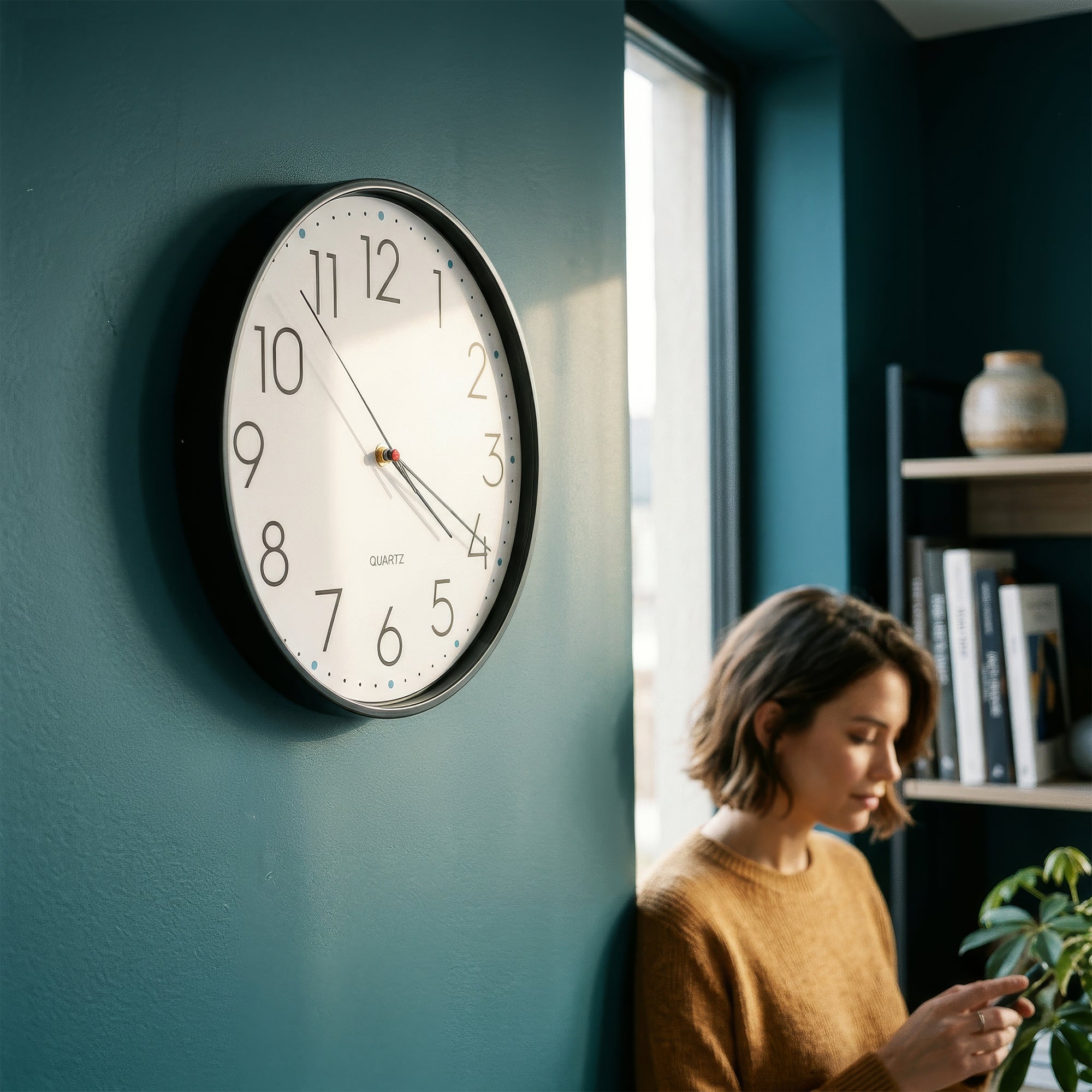 Wall Clock - 30cm - Black