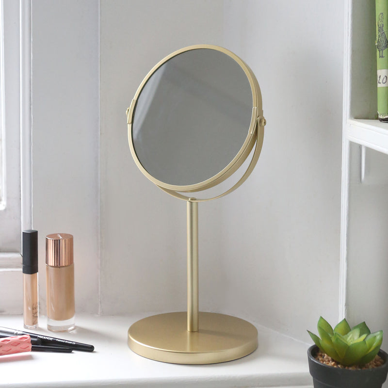 Pedestal Mirror - 18.5cm x 34.5cm - By Harbour Housewares