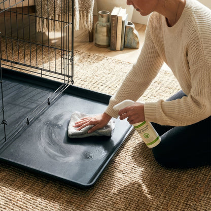 2 Door Metal Dog Crate with Removable Tray - Extra-Large
