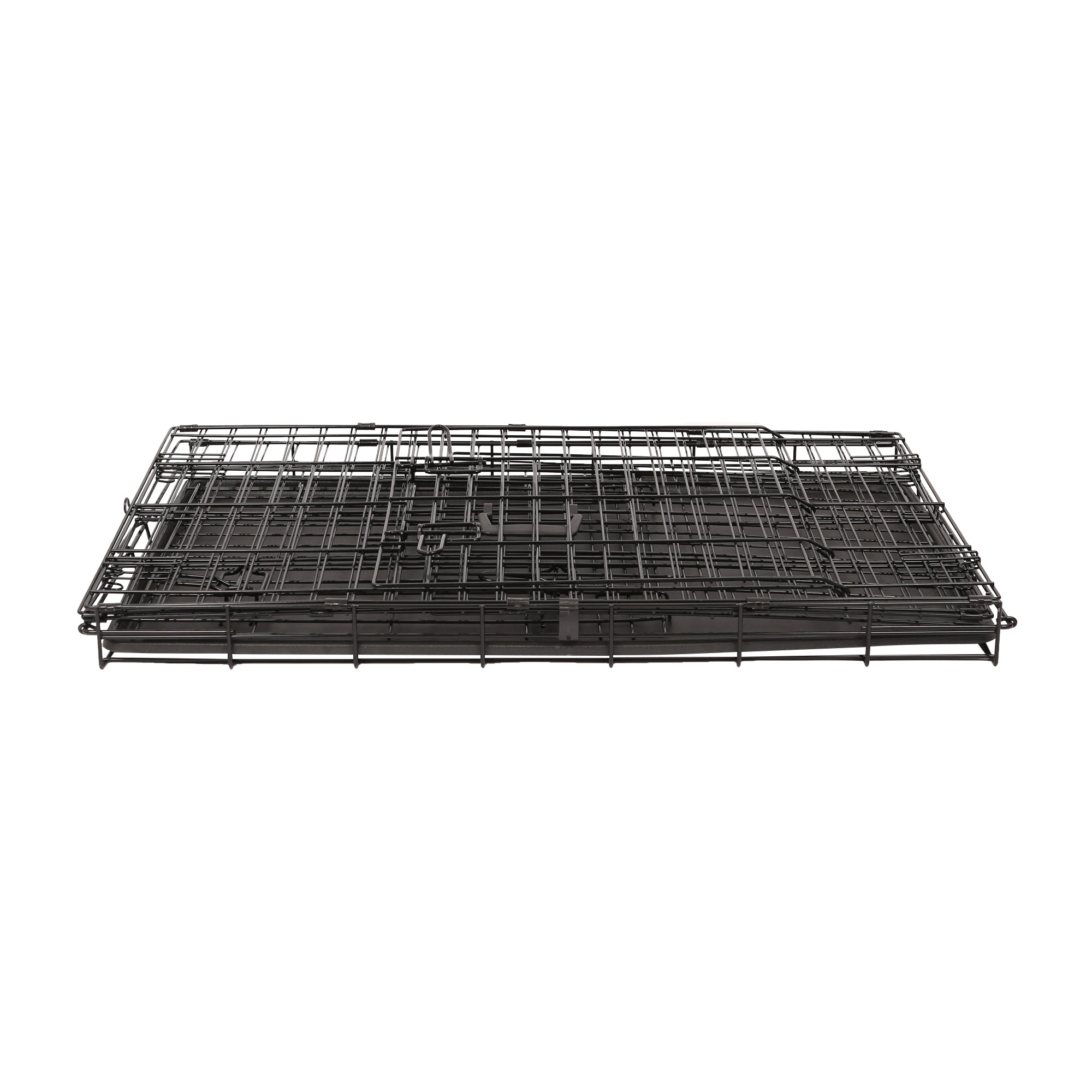 2 Door Metal Dog Crate with Removable Tray - Large