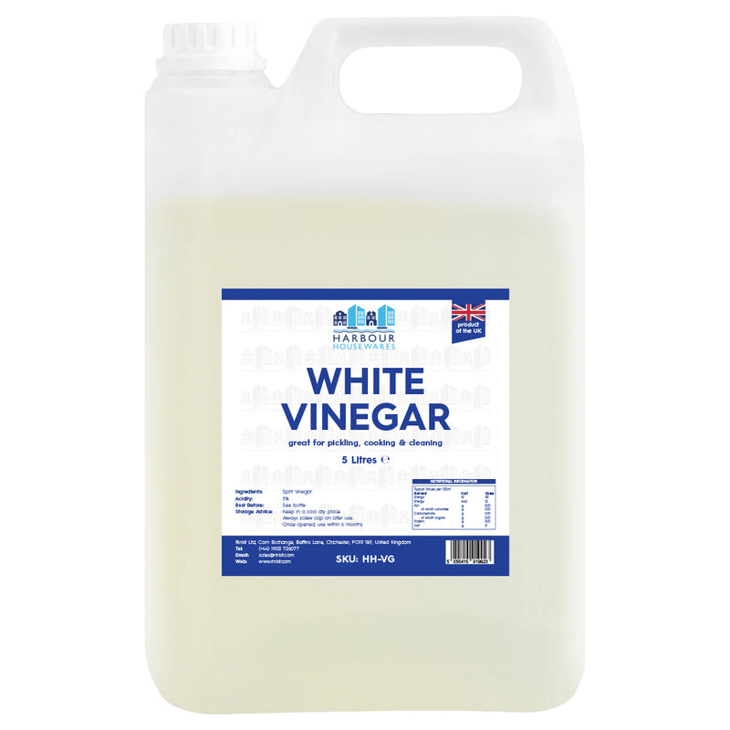 5L White Vinegar - By Harbour Housewares