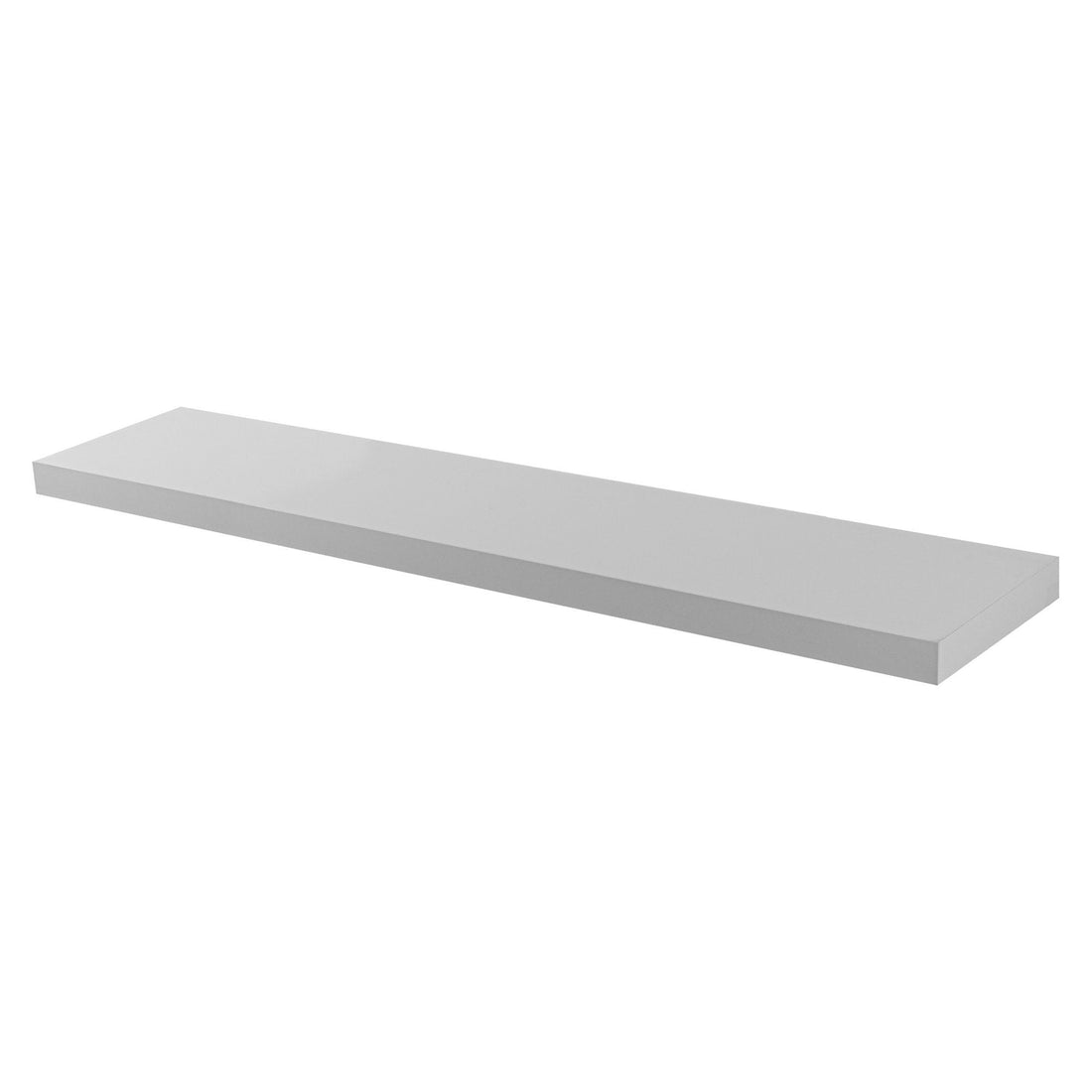 100cm Modern Floating Wall Shelf - White - By Harbour Housewares