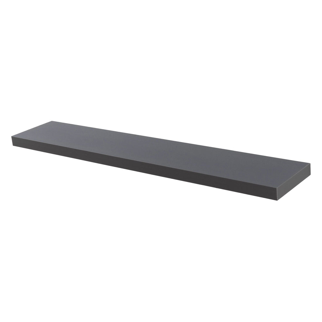 100cm Modern Floating Wall Shelf - Grey - By Harbour Housewares