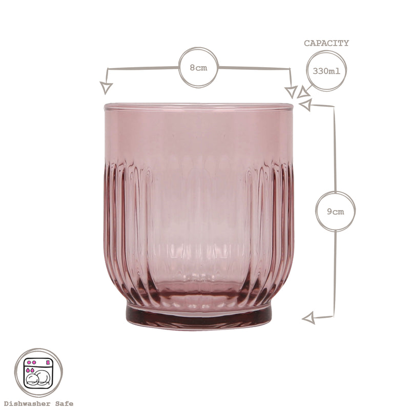 330ml Tokyo Whiskey Glass - Full Colour - By LAV