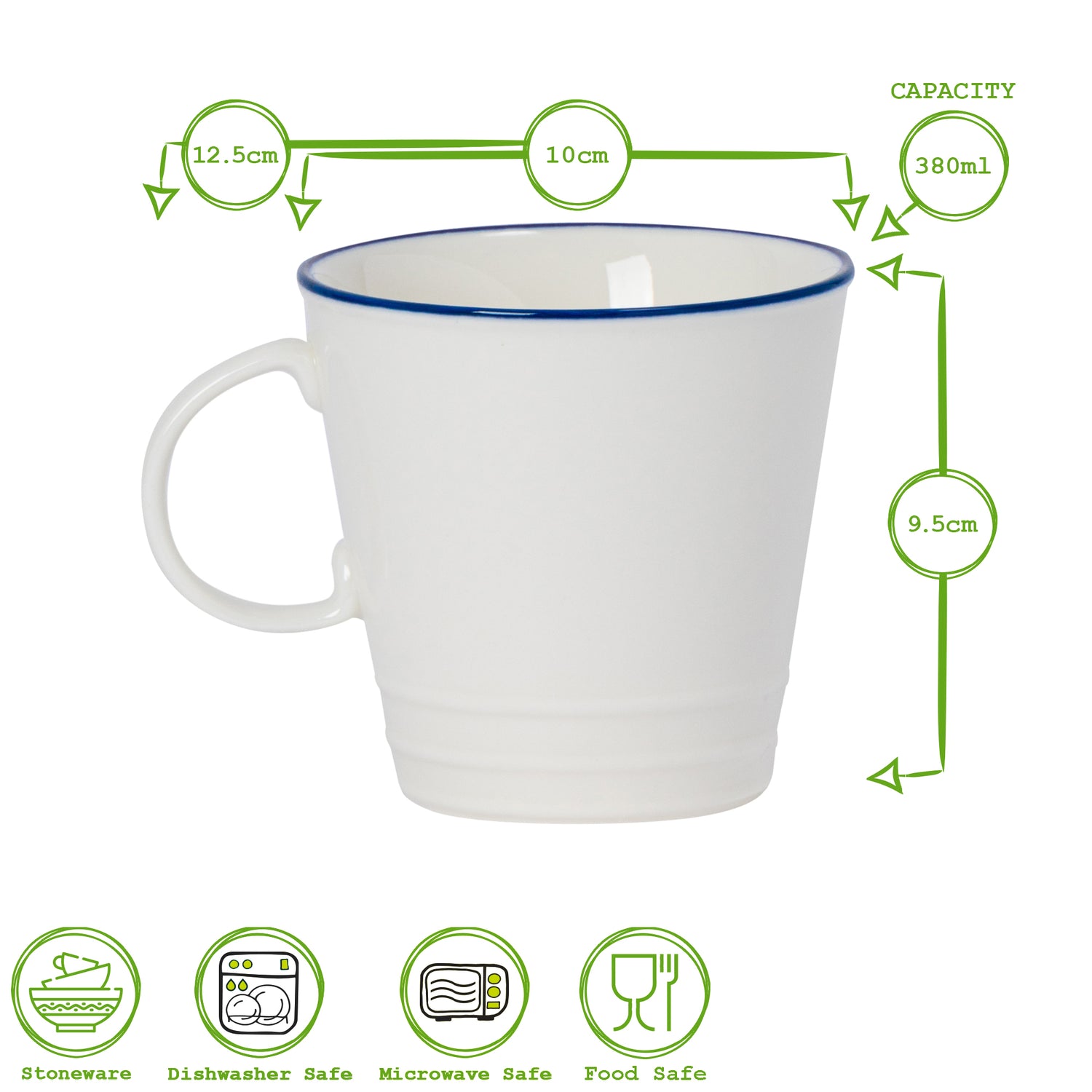 Nicola Spring Farmhouse Tea / Coffee Mug - 380ml