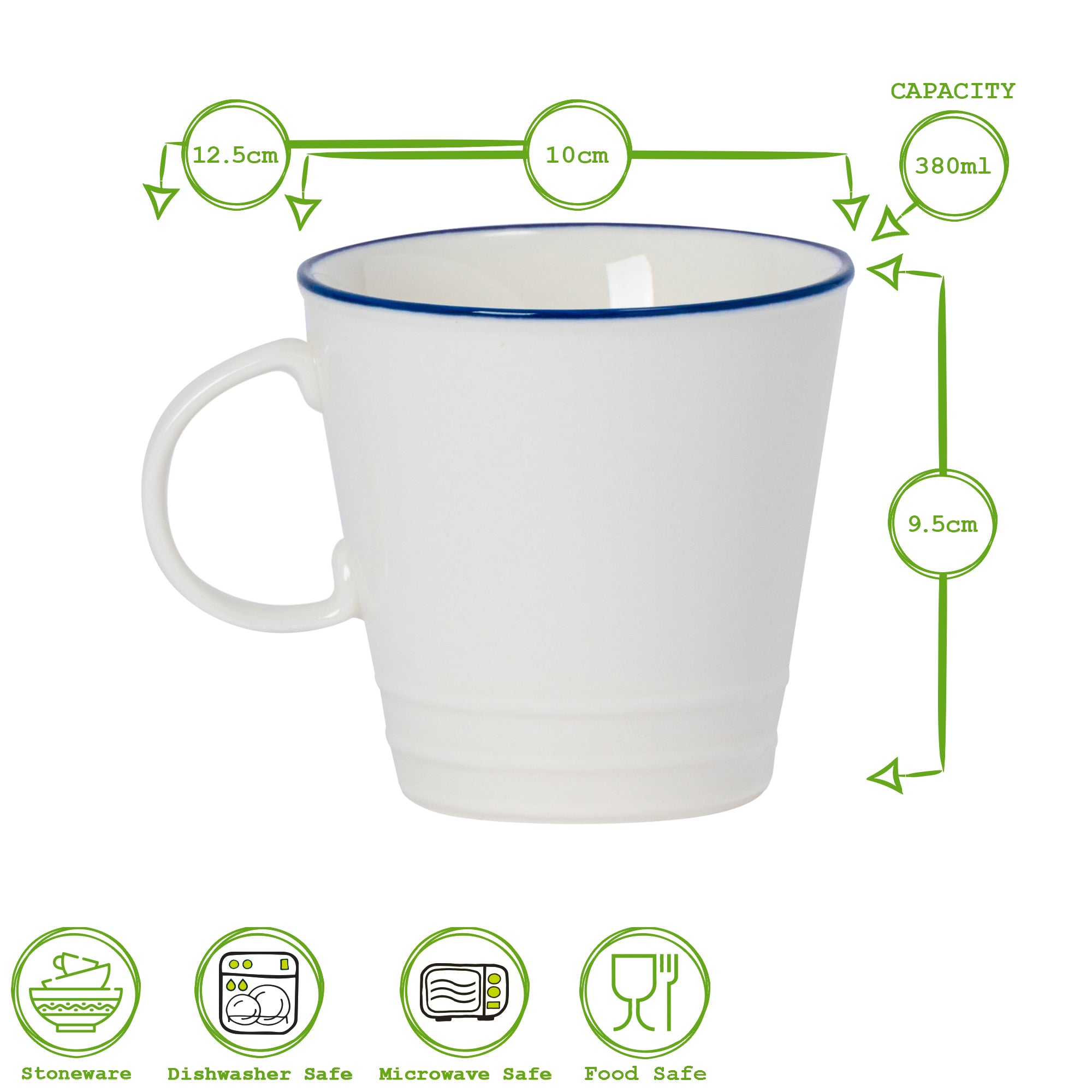 Nicola Spring Farmhouse Tea / Coffee Mug - 380ml