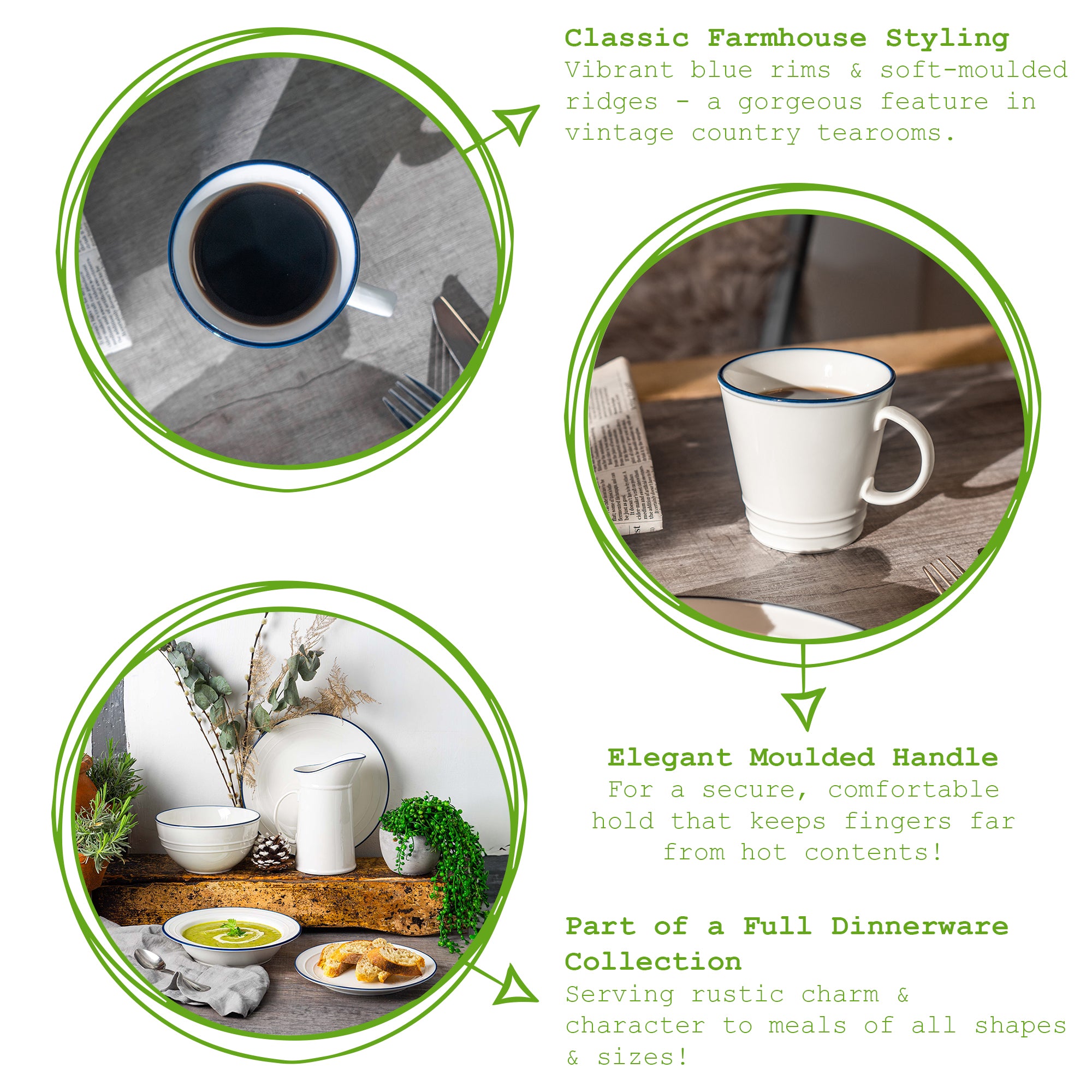 Nicola Spring Farmhouse Tea / Coffee Mug - 380ml