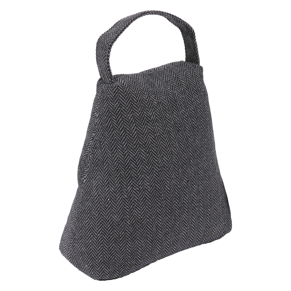Nicola Spring Fabric Door Stop - Triangle - Grey