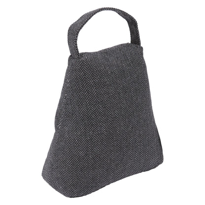 Nicola Spring Fabric Door Stop - Triangle - Grey