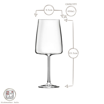 650ml Essential Crystal Red Wine Glass