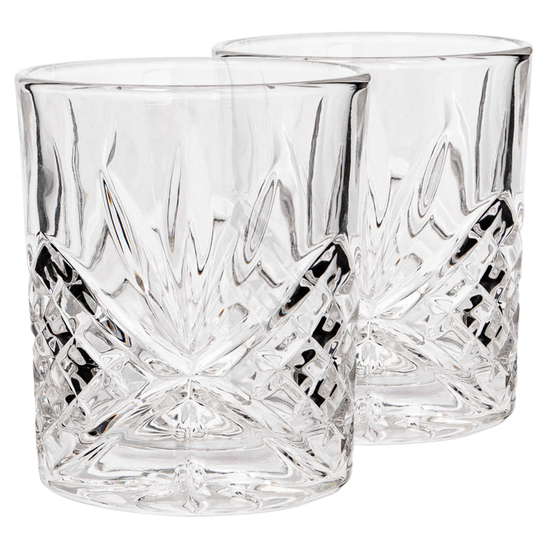 310ml Classic Whisky Glasses - Pack of Two - By Rink Drink