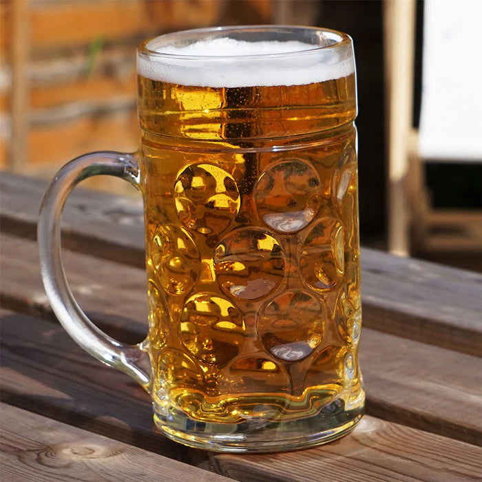 Rink Drink German Stein Beer Glass - 2 Pints