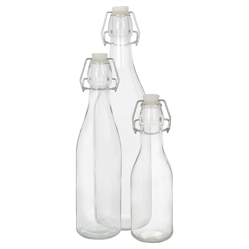 Glass Bottle with Swing Top