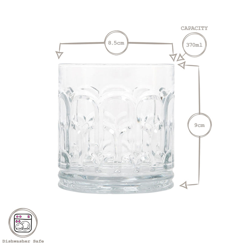 370ml Archie Whisky Glass - By LAV