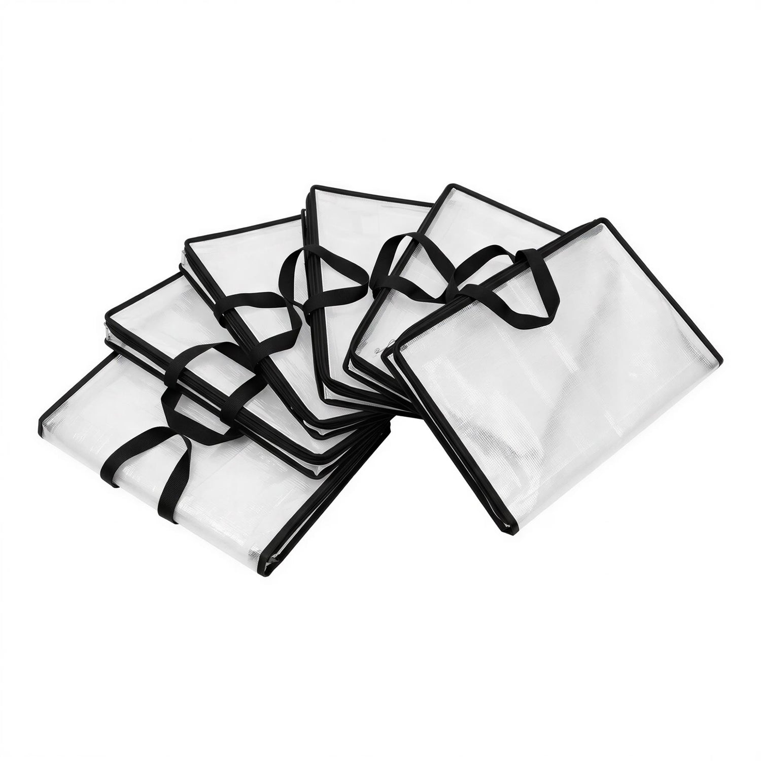 Large Heavy Duty Moving Bags - 90L - Clear - Pack of 6