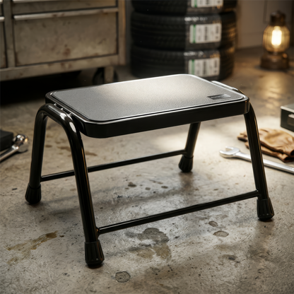 Metal Step Stool - Black