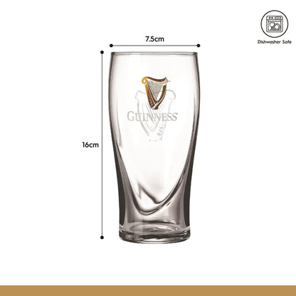 Guinness 2pc 500ml Embossed Can Glass Set