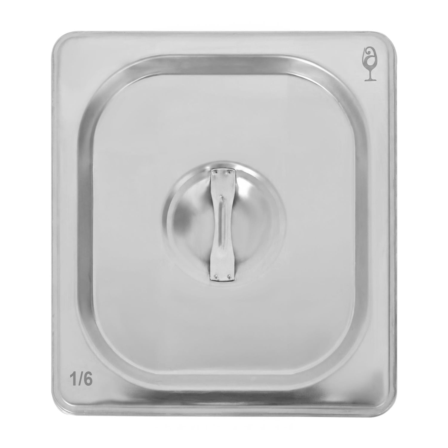 Stainless Steel Gastronorm Container Lid - 1/6