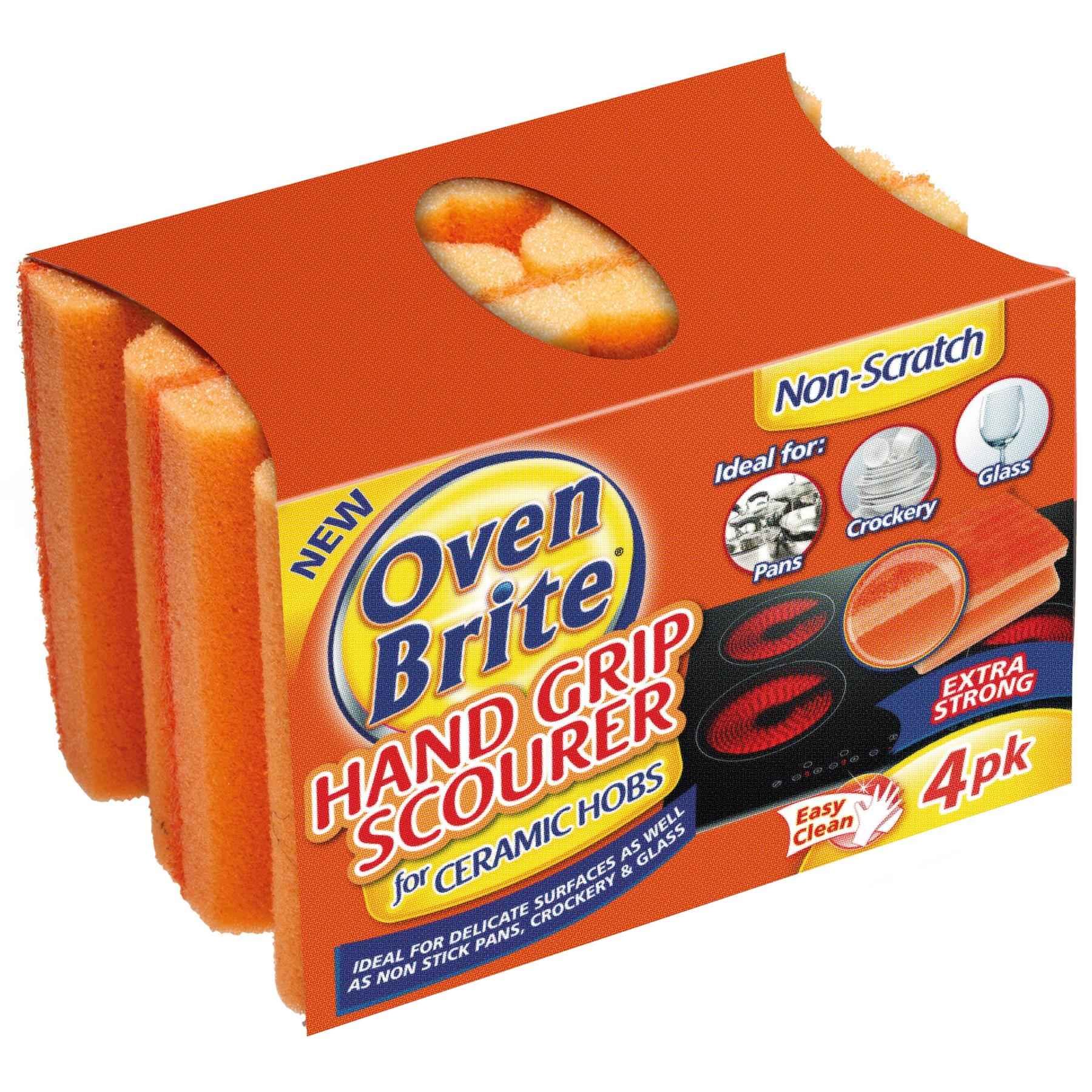 Scrub Sponges - Orange - Pack of 4 - By Oven Brite