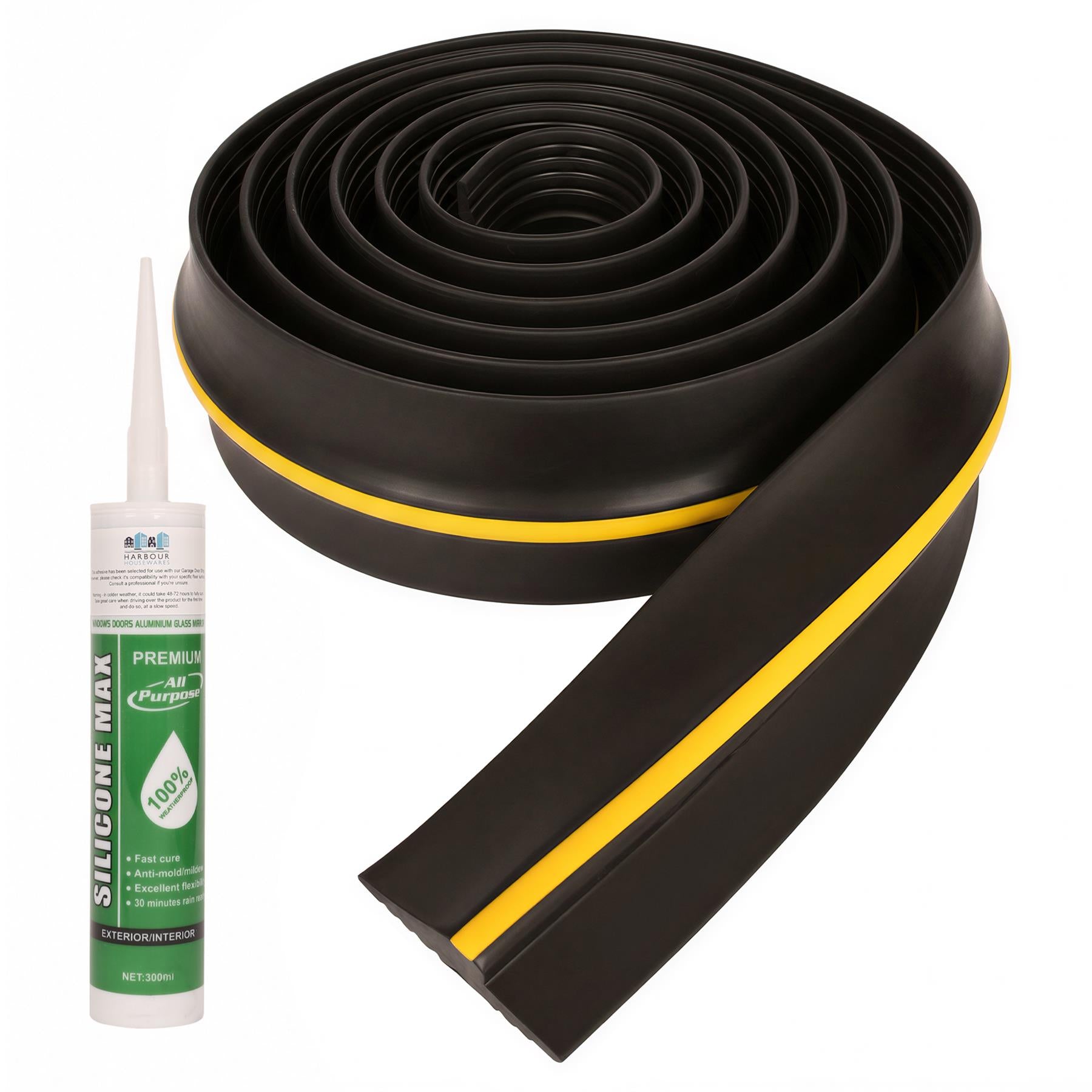 Universal Garage Door Seal Strip - 10ft / 3.05m