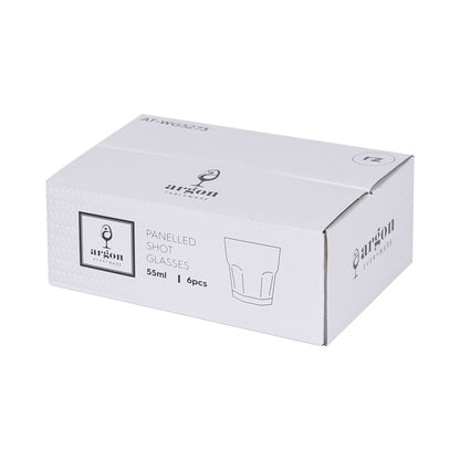 55ml Panelled Shot Glass
