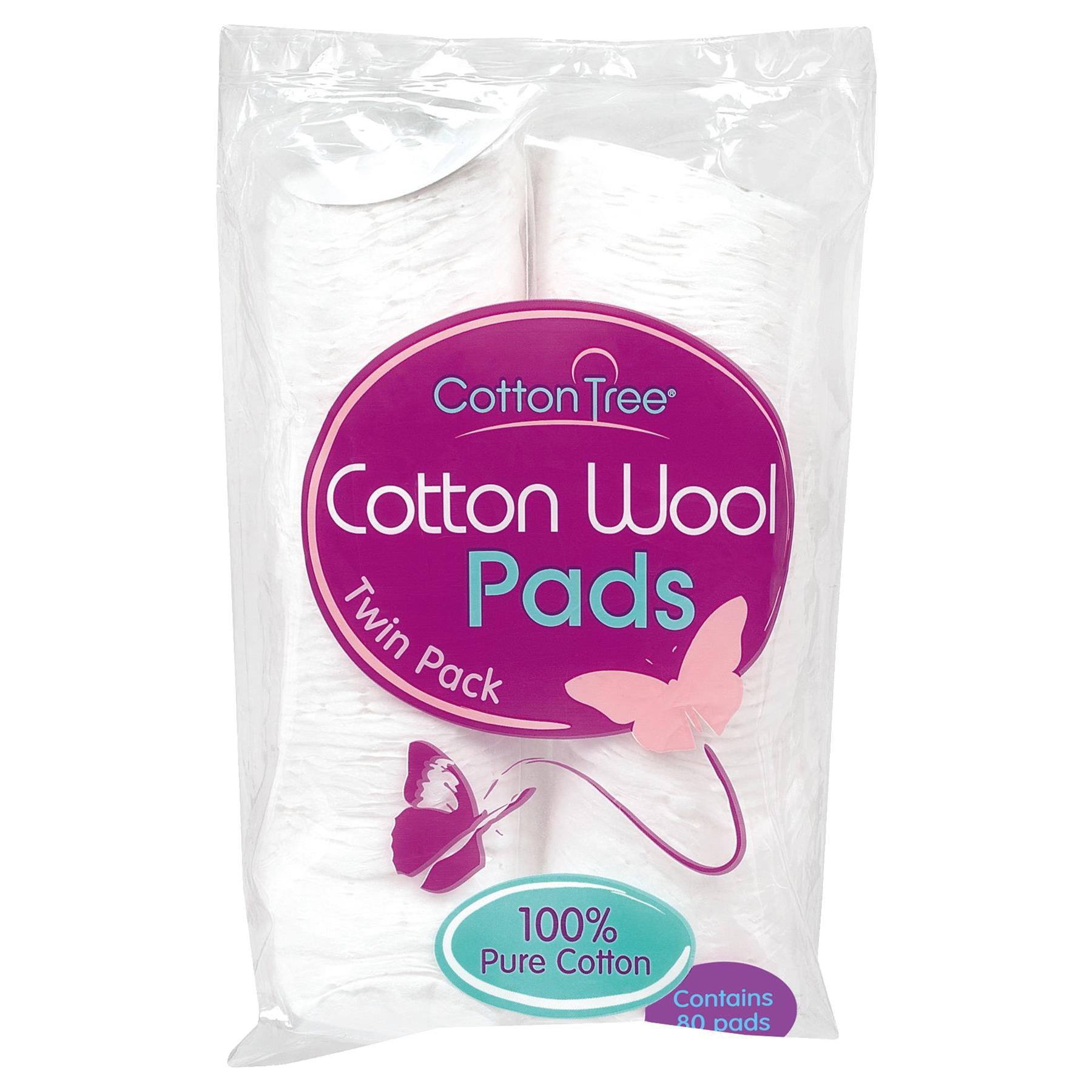 Round Cotton Pads - Pack of 80 - By Cotton Tree