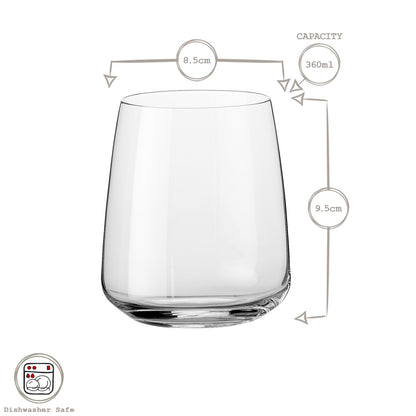 360ml Nexo Glass Tumbler