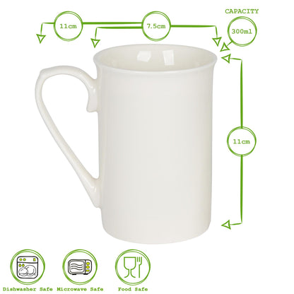 60th Anniversary New Bone China Mug Set - 300ml