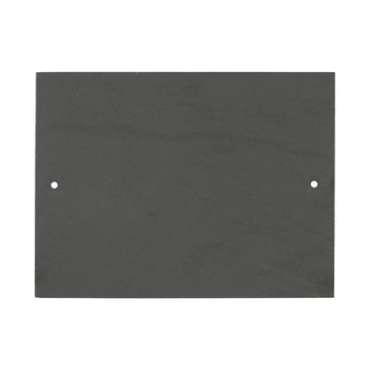 Linea Rectangle Blank Slate House Sign - 20cm x 15cm