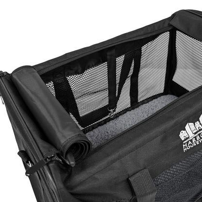 Foldable Cat Carrier - Small - Black